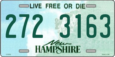 NH license plate 2723163