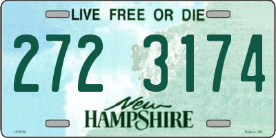 NH license plate 2723174