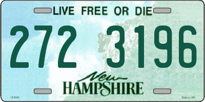 NH license plate 2723196