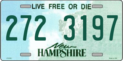 NH license plate 2723197