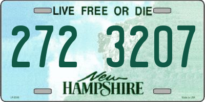 NH license plate 2723207