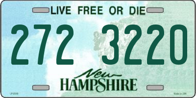 NH license plate 2723220