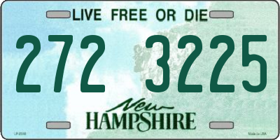 NH license plate 2723225