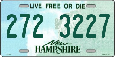 NH license plate 2723227