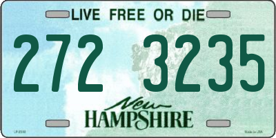 NH license plate 2723235