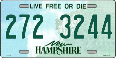 NH license plate 2723244