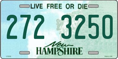 NH license plate 2723250