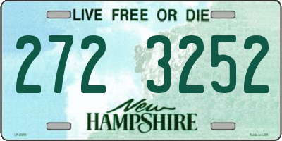 NH license plate 2723252