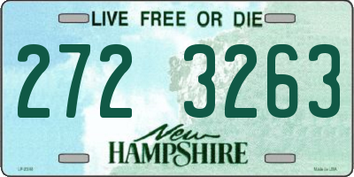 NH license plate 2723263