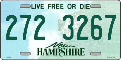 NH license plate 2723267