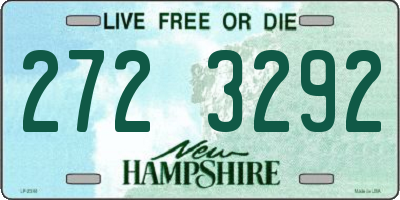 NH license plate 2723292