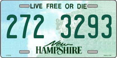 NH license plate 2723293