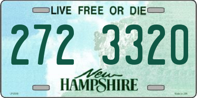 NH license plate 2723320