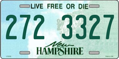 NH license plate 2723327