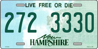 NH license plate 2723330
