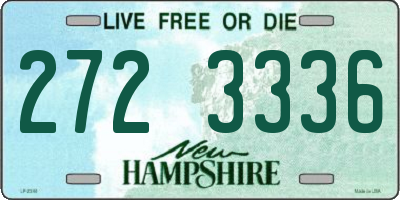 NH license plate 2723336