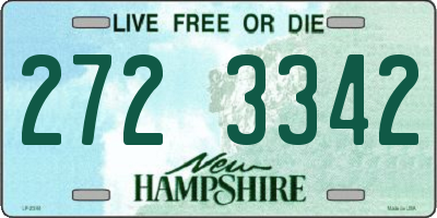 NH license plate 2723342