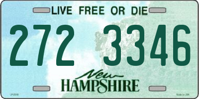 NH license plate 2723346