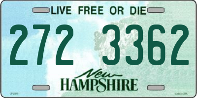 NH license plate 2723362