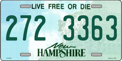 NH license plate 2723363