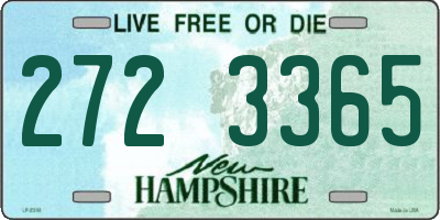 NH license plate 2723365