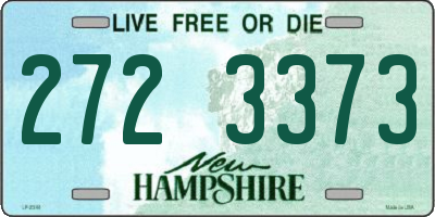 NH license plate 2723373