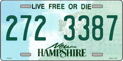 NH license plate 2723387