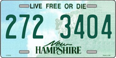 NH license plate 2723404