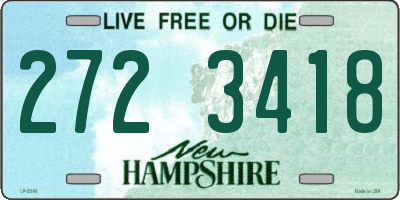 NH license plate 2723418