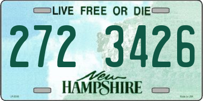 NH license plate 2723426