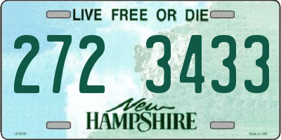 NH license plate 2723433