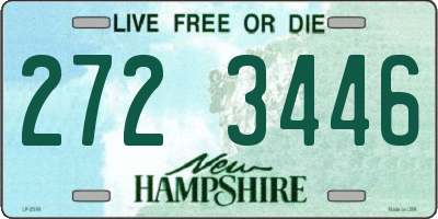 NH license plate 2723446