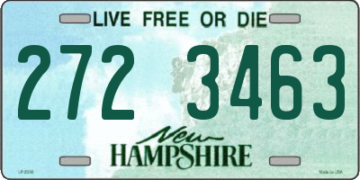 NH license plate 2723463