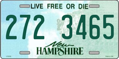 NH license plate 2723465