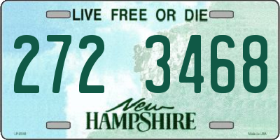 NH license plate 2723468