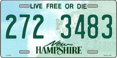 NH license plate 2723483
