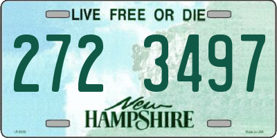 NH license plate 2723497
