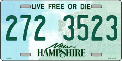 NH license plate 2723523