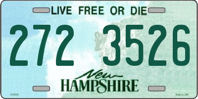 NH license plate 2723526