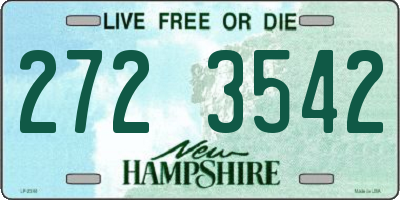 NH license plate 2723542