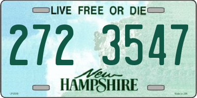 NH license plate 2723547