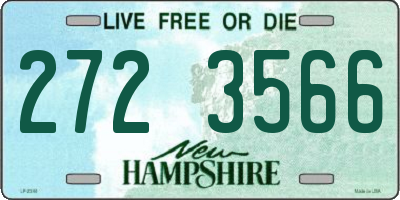 NH license plate 2723566