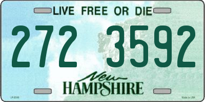 NH license plate 2723592