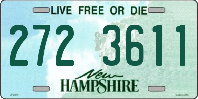 NH license plate 2723611