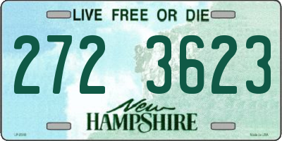 NH license plate 2723623