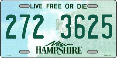 NH license plate 2723625