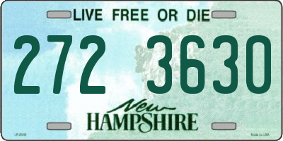 NH license plate 2723630