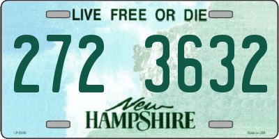NH license plate 2723632