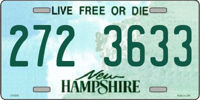 NH license plate 2723633