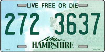 NH license plate 2723637